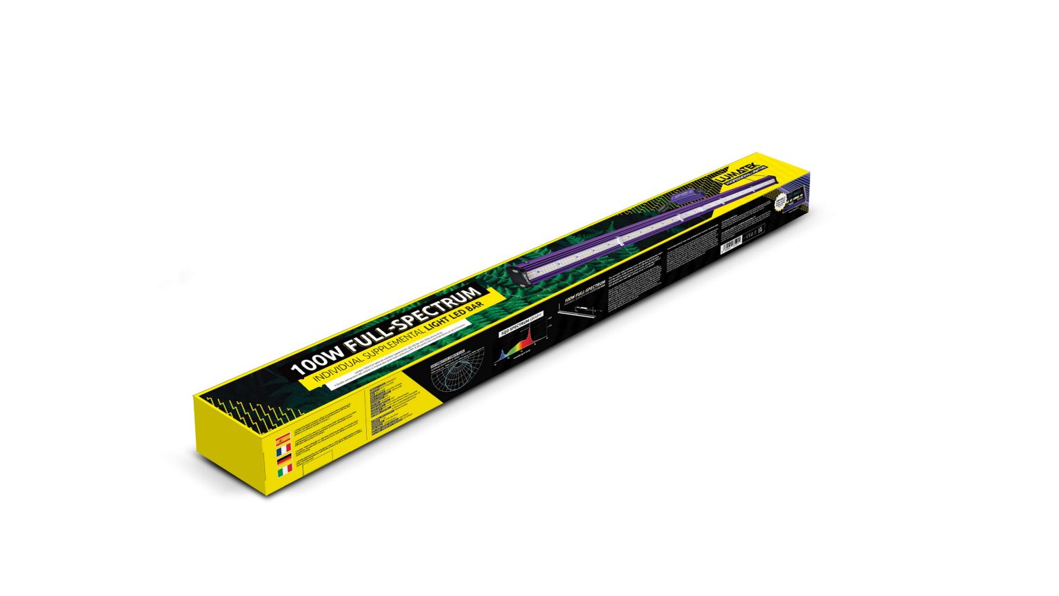 LUMATEK 100W Full-Spectrum Individual Supplemental Light LED Bar - Image 3