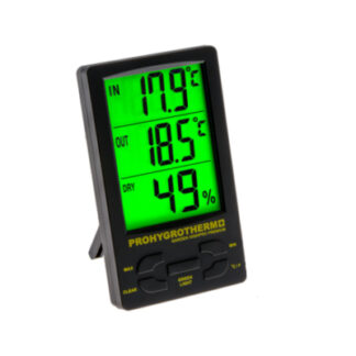 Thermo/Hygrometer No Probe Large Display