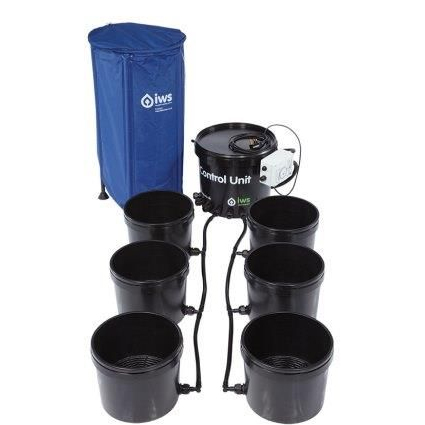 IWS Flood and Drain Standard (16mm) - 6 Pots - 100L